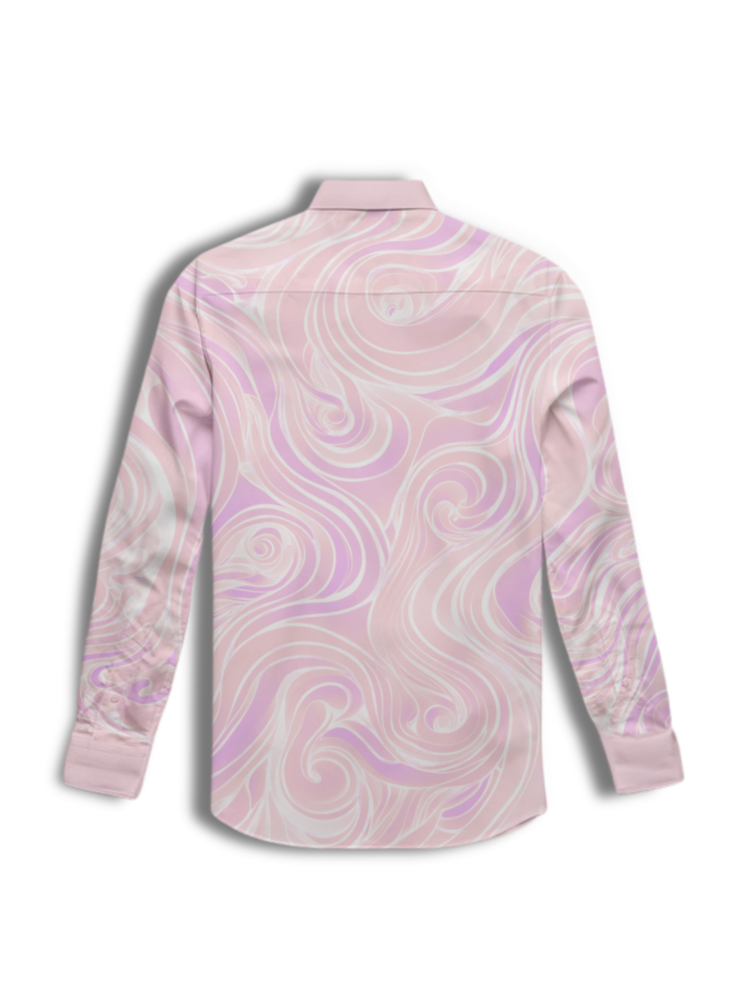 AI Imagined Wave Desire Men's Collar Shirt: Spread the Peace within YOU!