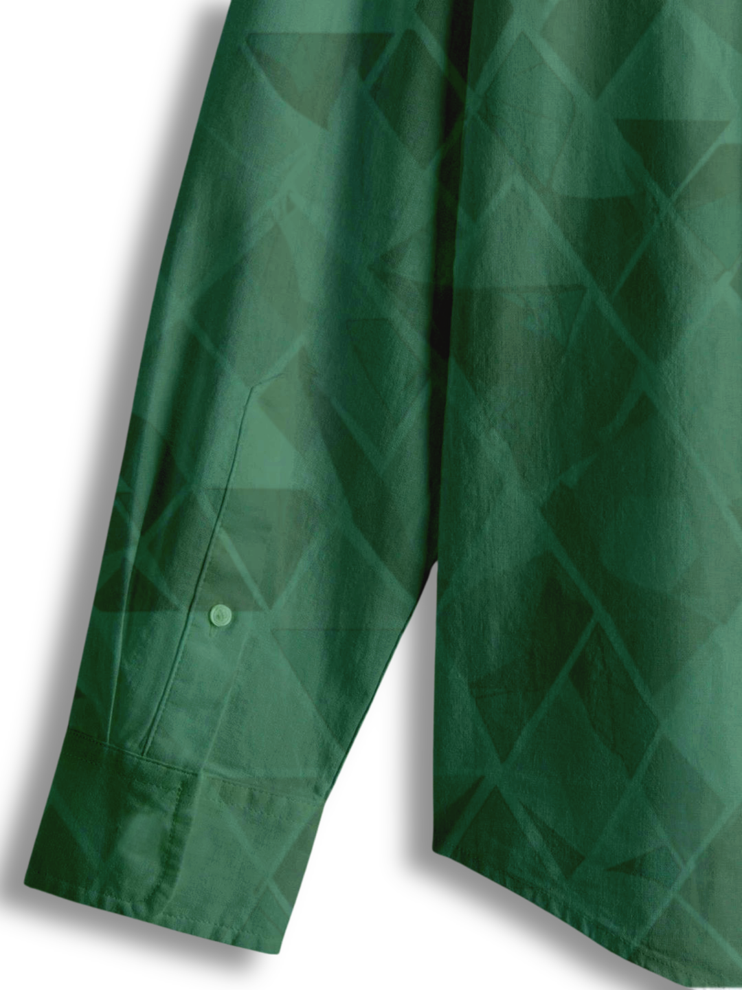 AI Imagined Green Maze Classic Men's Collar Shirt
