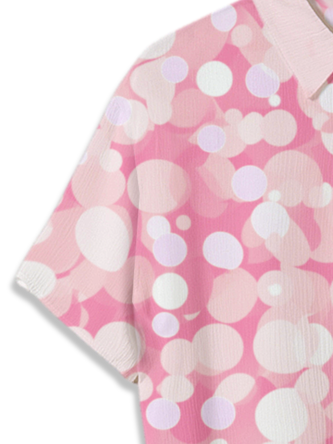 AI Imagined Pink Bubble Universe Women's Crop Top