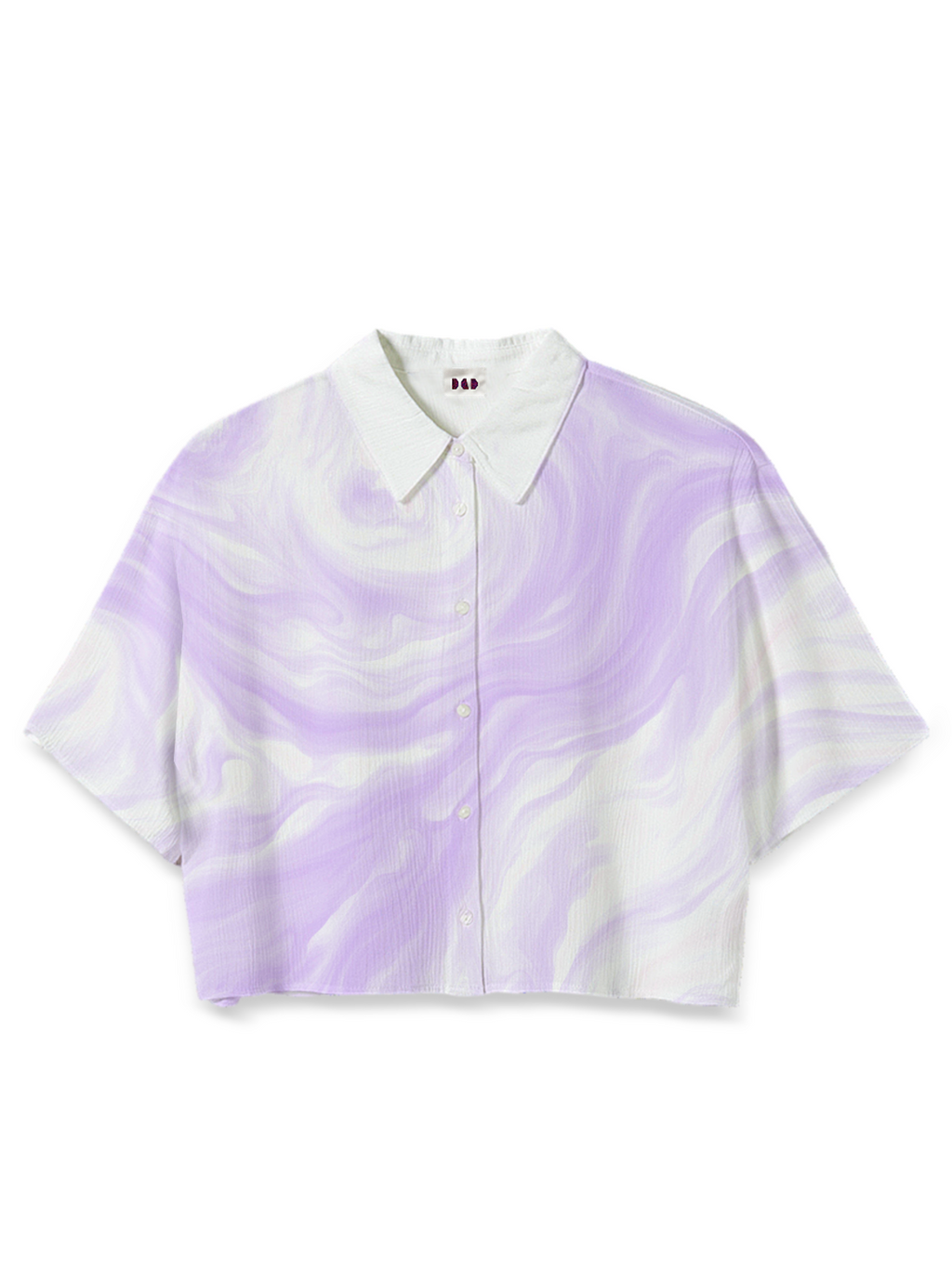 AI Imagined Lavender Wind Tunnel Women's Crop Top