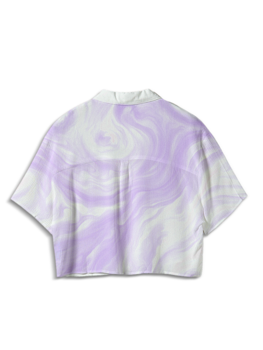 AI Imagined Lavender Wind Tunnel Women's Crop Top