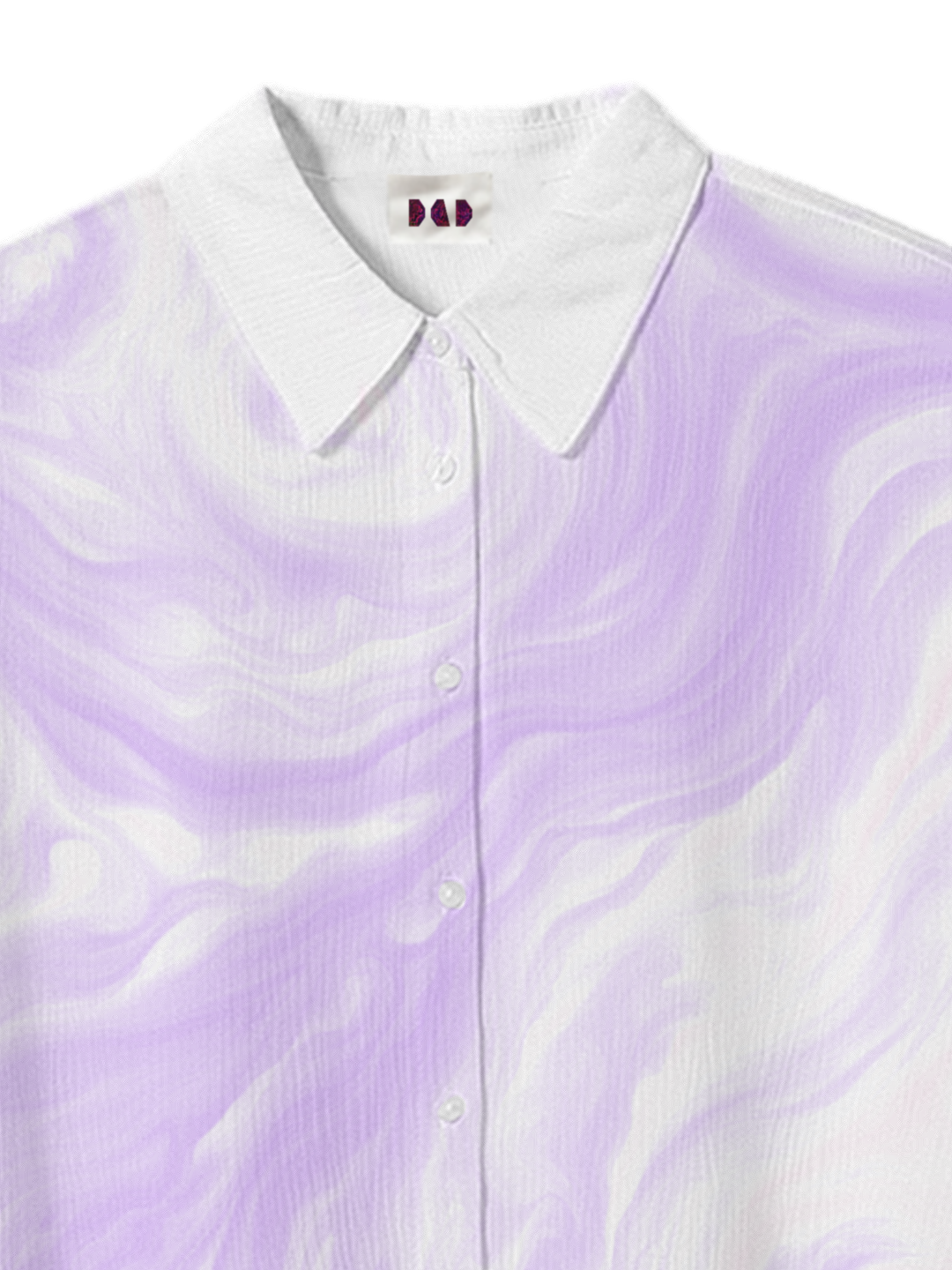 AI Imagined Lavender Wind Tunnel Women's Crop Top