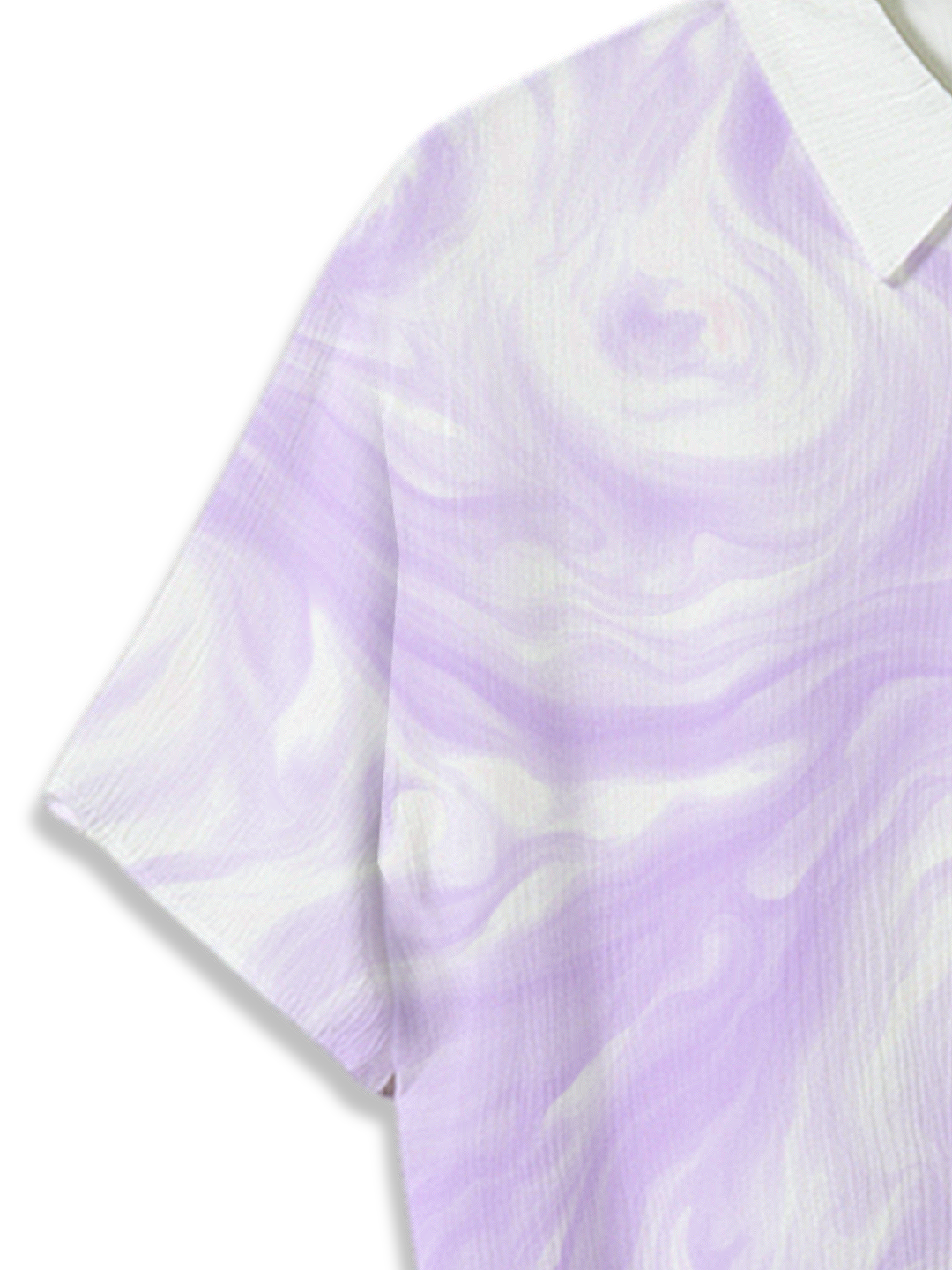 AI Imagined Lavender Wind Tunnel Women's Crop Top