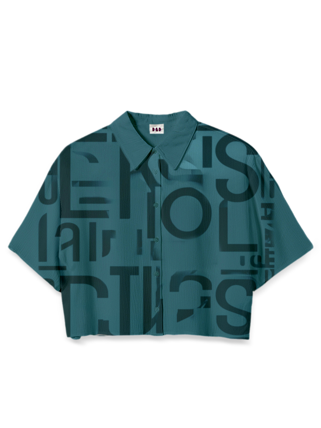 AI Imagined Deep Green Aztec Mystery Women's Crop Top