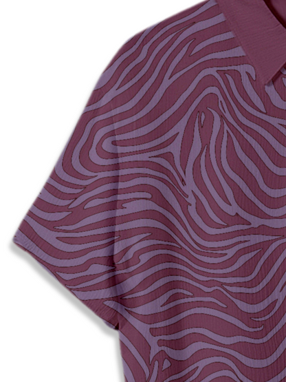 AI Imagined Deep Purple Hypnosis Women's Crop Top