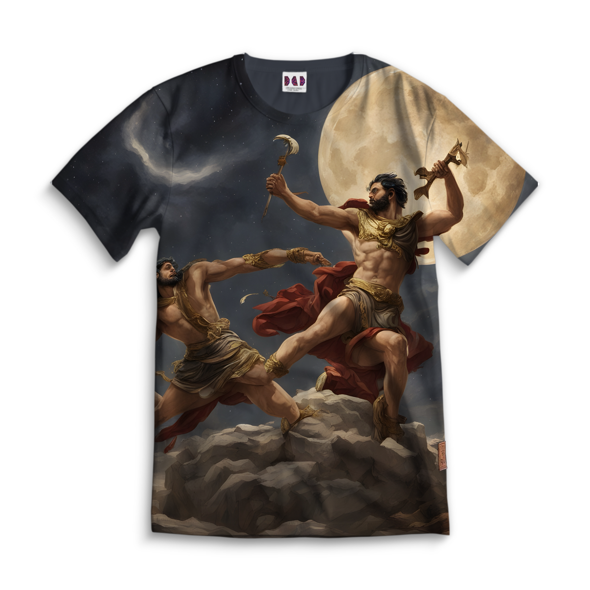 AI Imagined Epic Battles Regular Graphic T-Shirt
