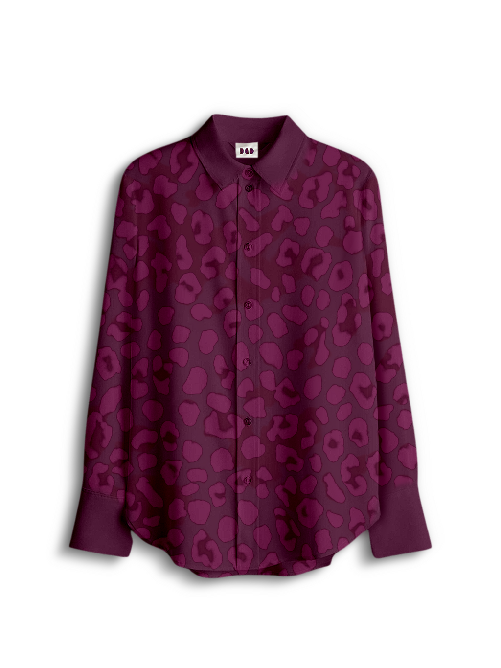 AI Imagined Burgundy Bitch Women's Collar Shirt