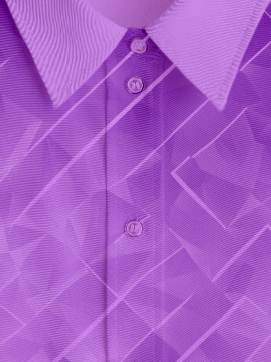 AI Imagined Lavender Bloom Women's Collar Shirt