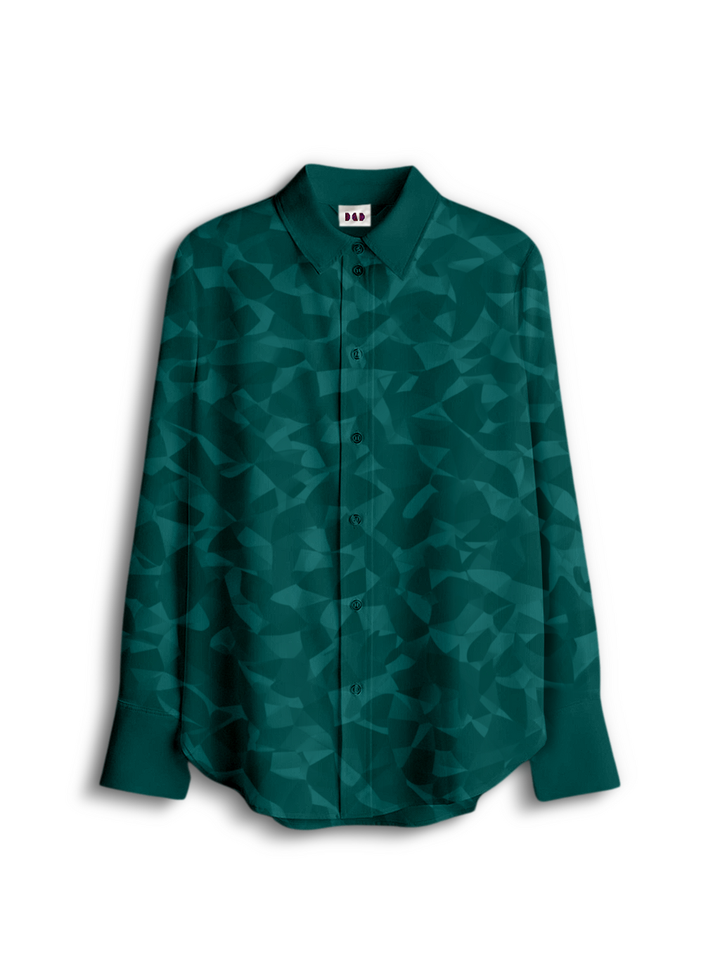 AI Imagined Louisiana Green Swamp Women's Collar Shirt